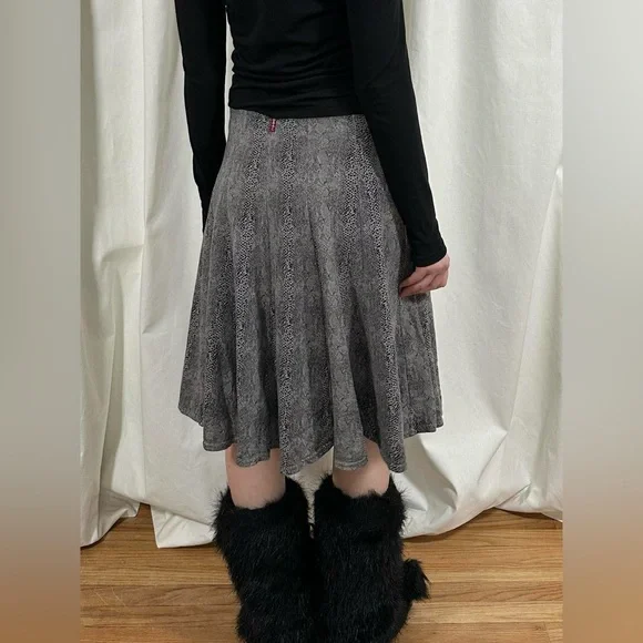 Hard Tail Snake Print Midi Skirt - Picture 5 of 8